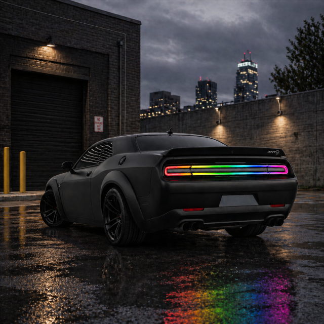 Lighting Trendz 2015-2024 Dodge Challenger Pre-Built HRS Flow Series Tail Lights main image